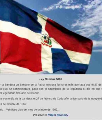 BANDERA DOMINICANA